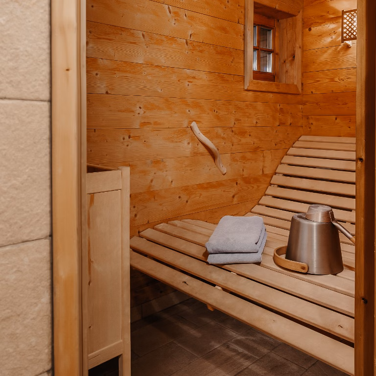 Sauna im Kuschel-Chalet - traumhafte Lage
