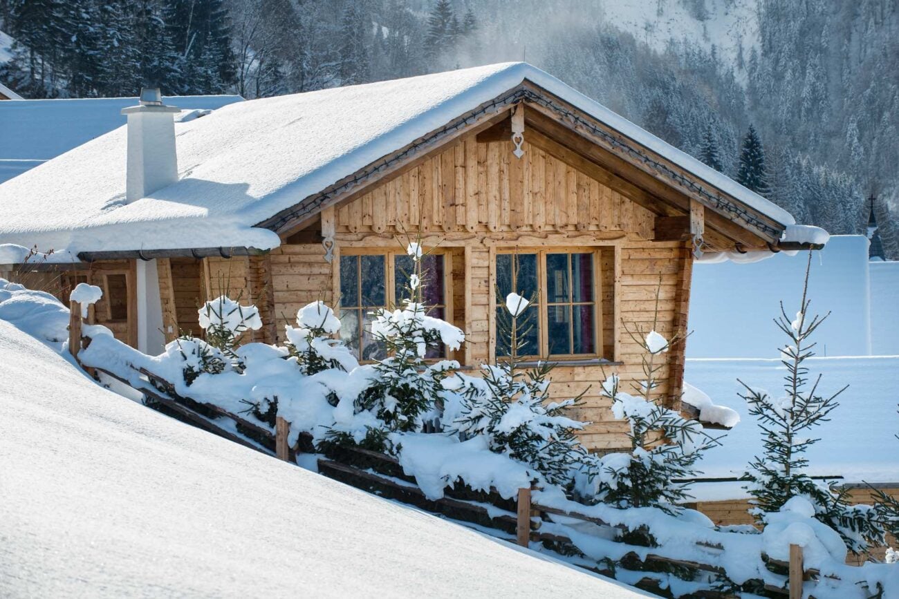 luxus chalet skigebiet
